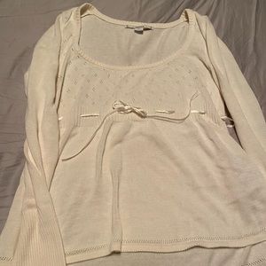 NWOT Kimchi Blue Babydoll Sweater Top